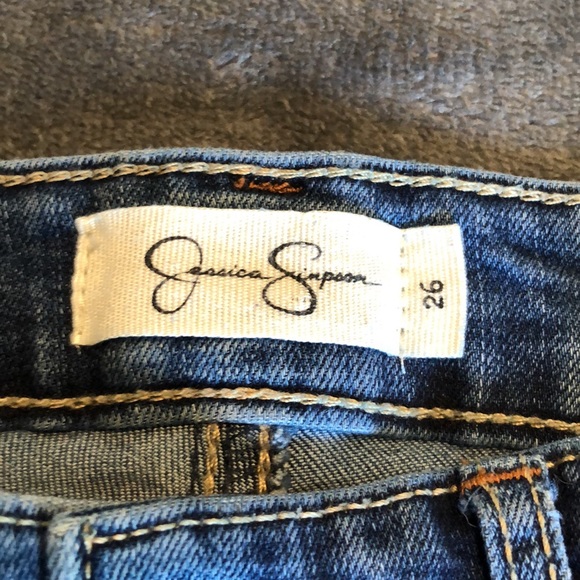 Women’s size 26 Jessica Simpson curvy high rise skinny blue jeans - Picture 9 of 12
